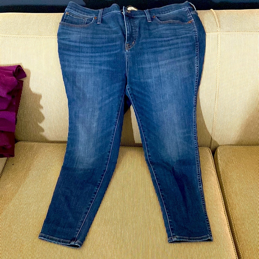 Madewell 10” high rise skinny jeans